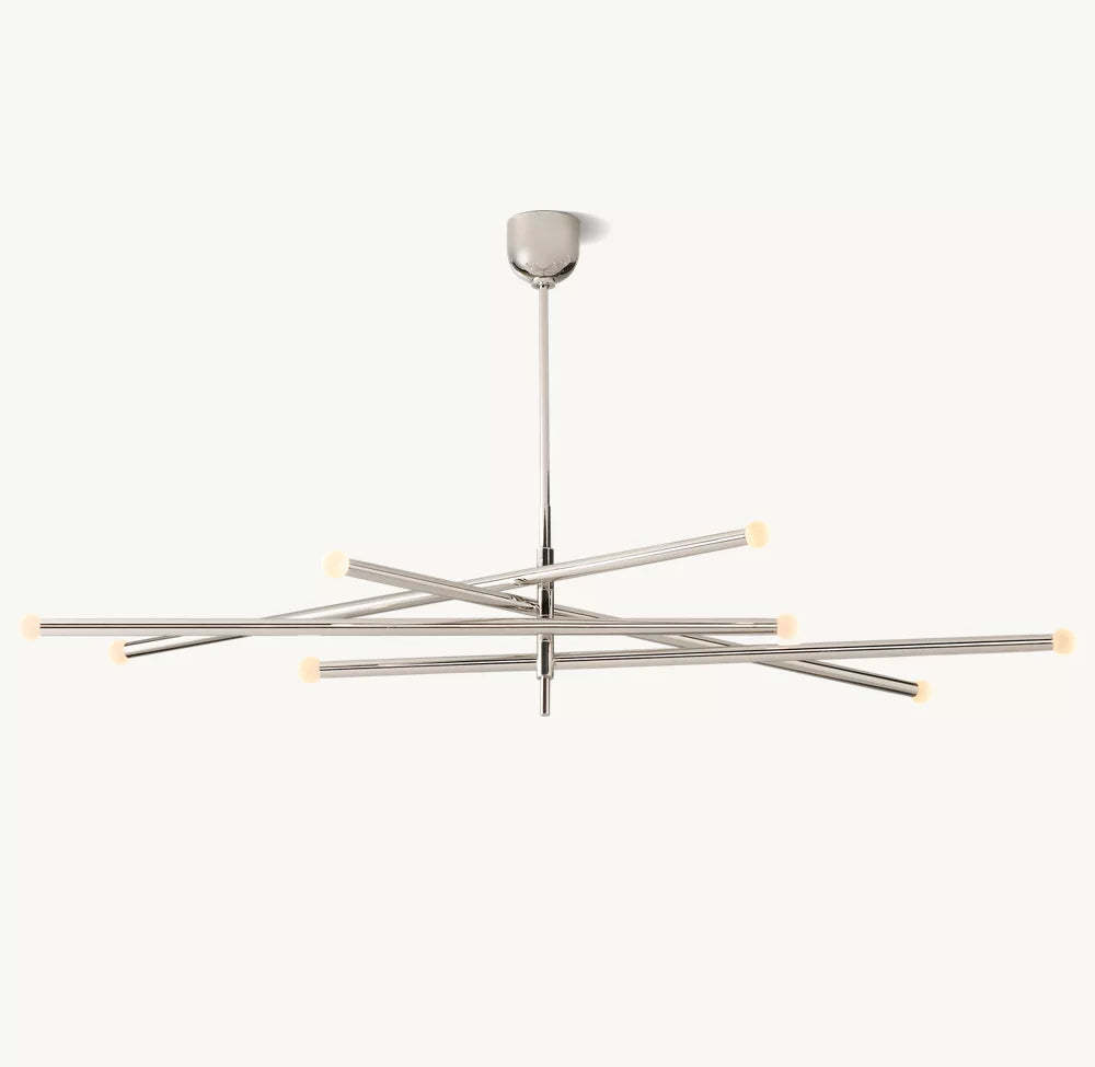 Rousseau 8-Light Mobile Orb Chandelier-VaseLamps