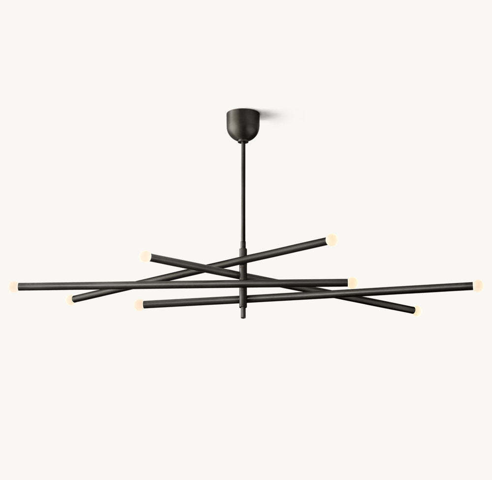 Rousseau 8-Light Mobile Orb Chandelier-VaseLamps