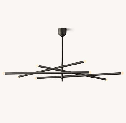 Rousseau 8-Light Mobile Orb Chandelier-VaseLamps