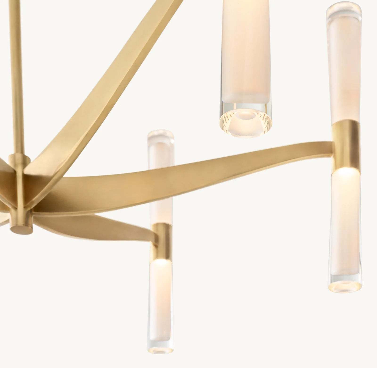 Brent Glass Chandelier 40"-VaseLamps
