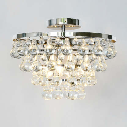 Robert Abbey Bling Round Flushmount-VaseLamps