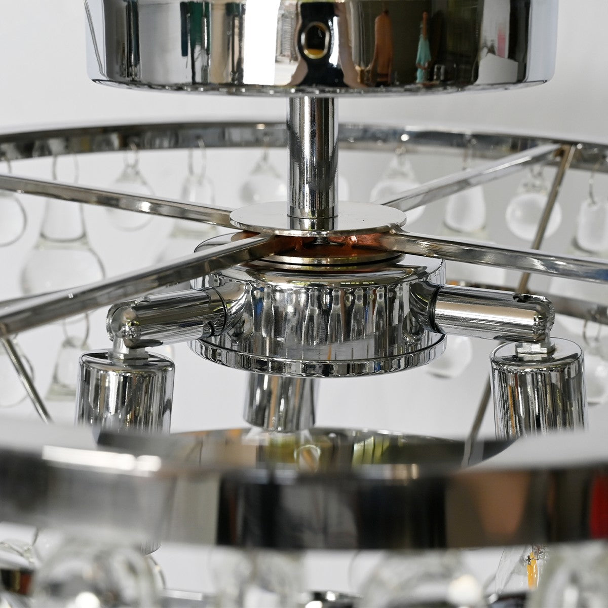 Robert Abbey Bling Round Flushmount-VaseLamps
