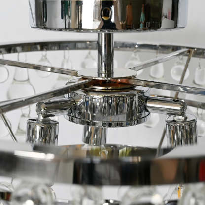 Robert Abbey Bling Round Flushmount-VaseLamps