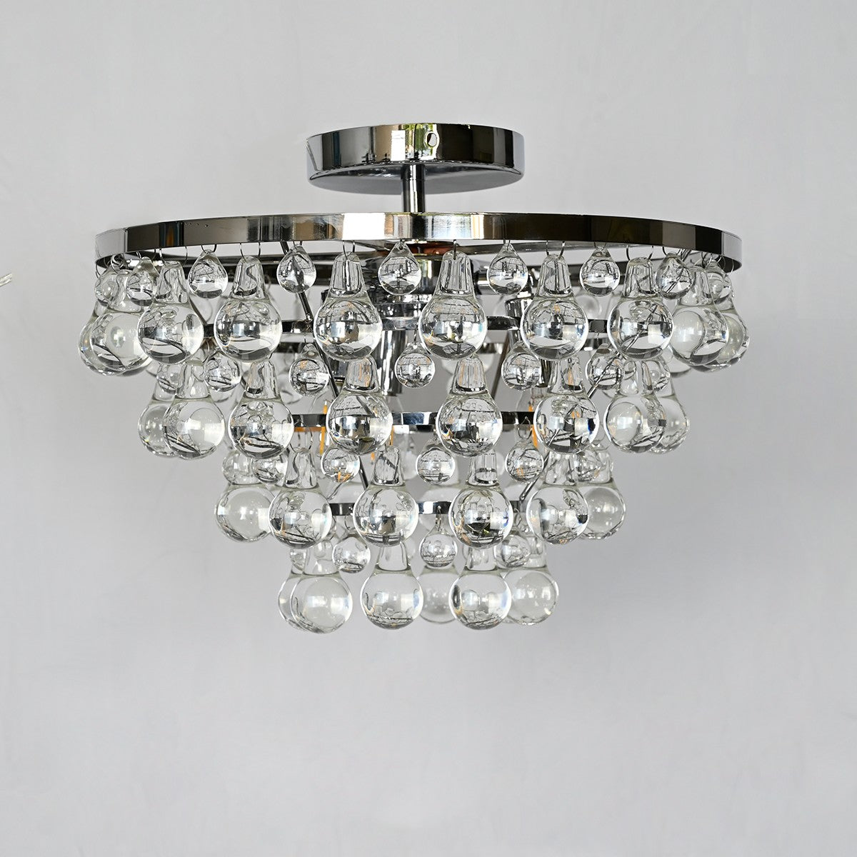 Robert Abbey Bling Round Flushmount-VaseLamps
