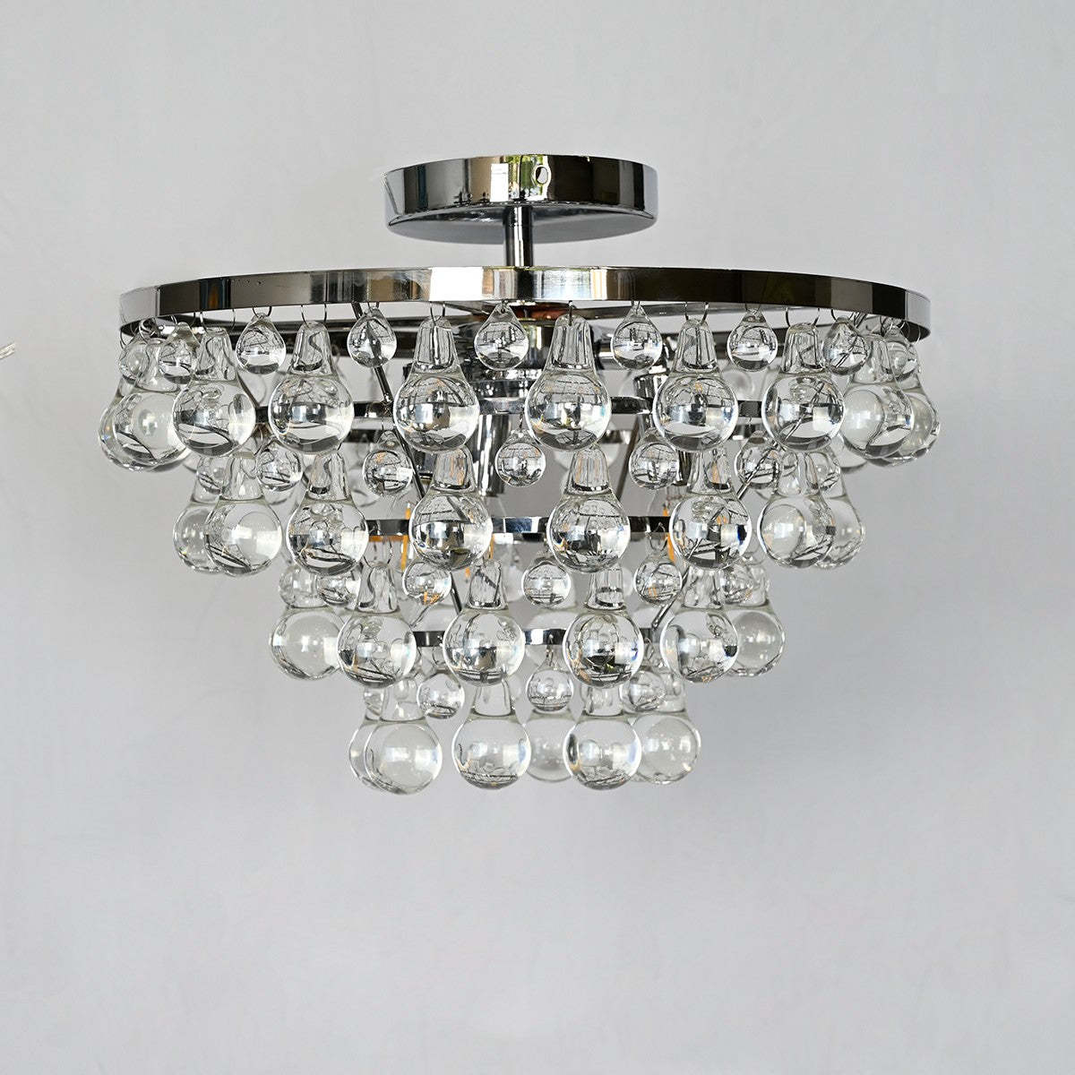 Robert Abbey Bling Round Flushmount-VaseLamps