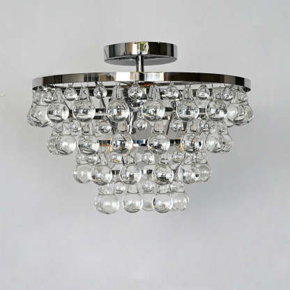 Robert Abbey Bling Round Flushmount-VaseLamps