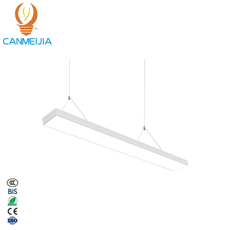 CANMEIJIA  Office Lamp Plastic Steel Right Angle Black Frame 50W White Light