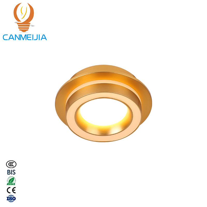 CANMEIJIA Recessed Downlight GX53 (Model 001, Round, Light Source Not Included)