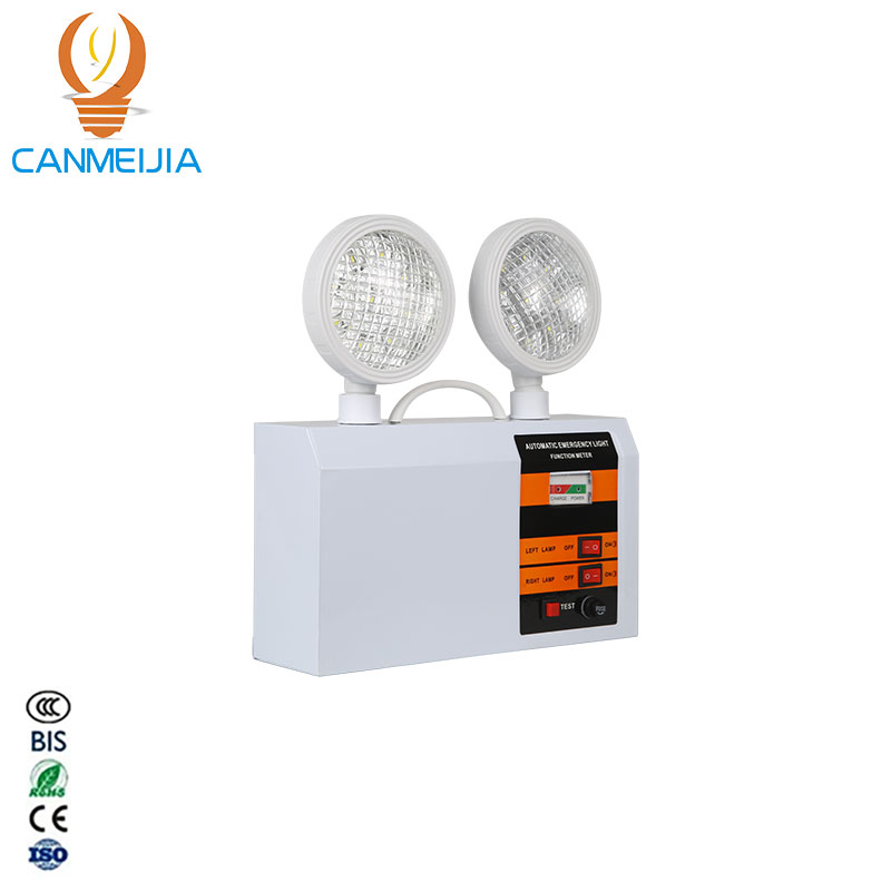 CANMEIJIA  Fire Emergency Light, Model 001, Wide Voltage Range, National Standard Two-Pin Flat Plug