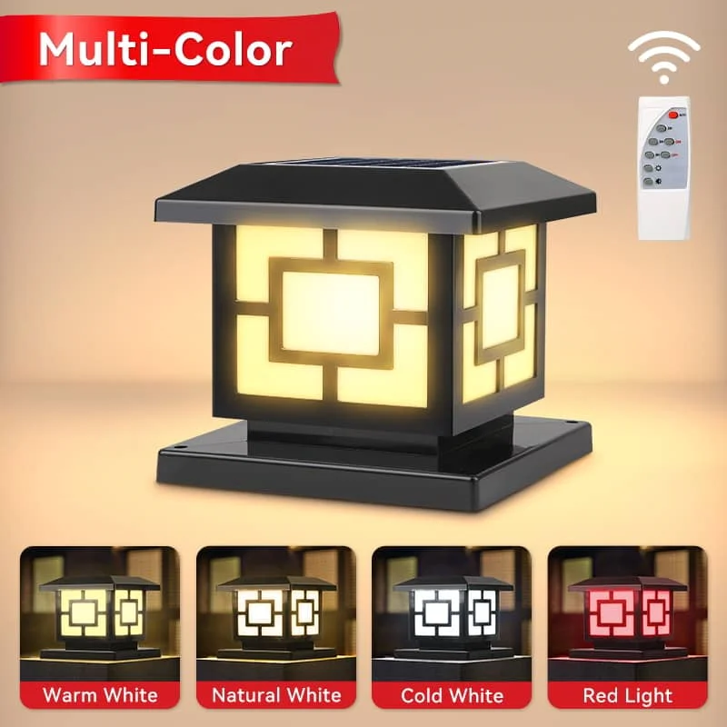 CANMEIJIA solar lights outdoor Four-color dimming 15cm/20cm