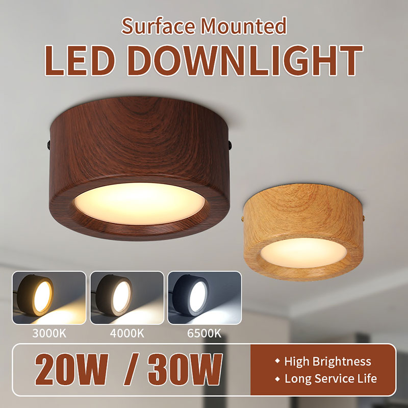CANMEIJIA  Surface-mounted downlights with tri-color dimming and memory function
