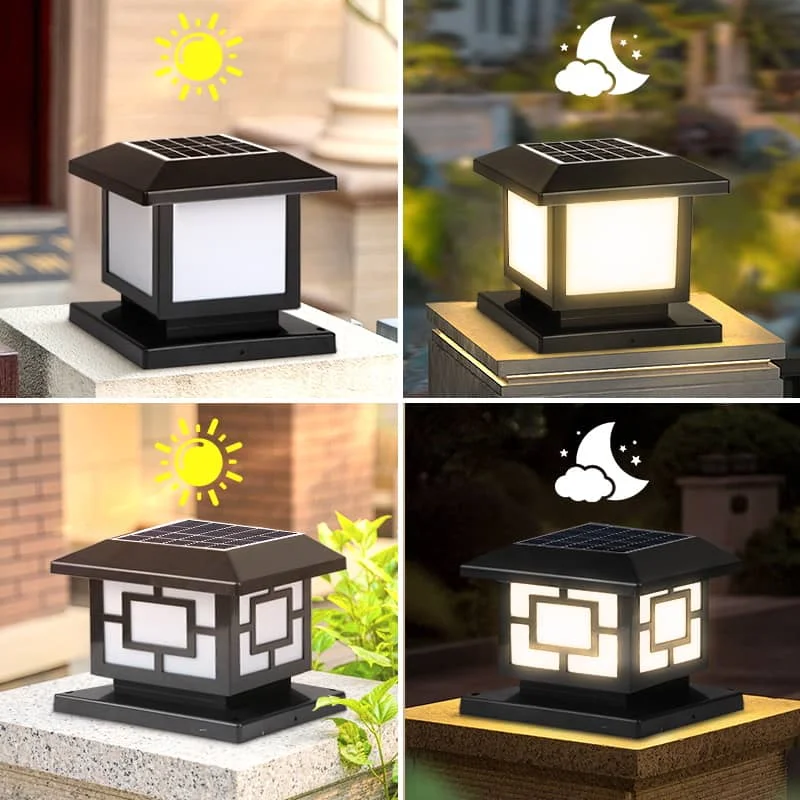 CANMEIJIA solar lights outdoor Four-color dimming 15cm/20cm