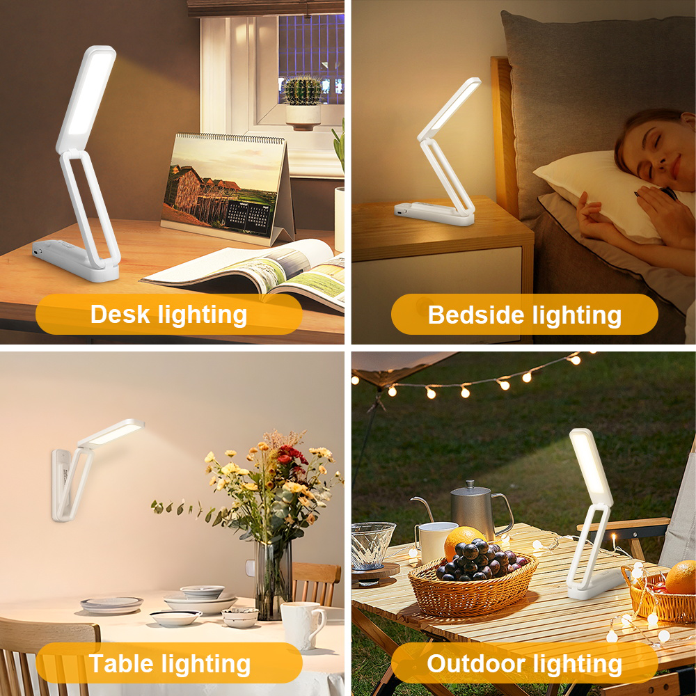CANMEIJIA  Desk lamp folding model 002 white USB charging
