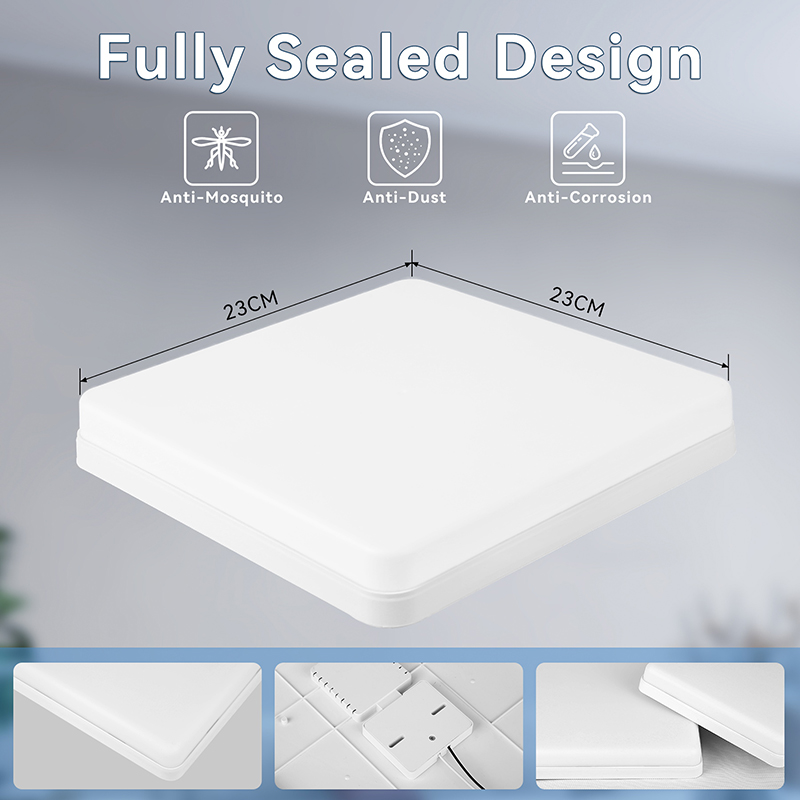 CANMEIJIA  Ceiling Light UFO Model 003,Square/Round