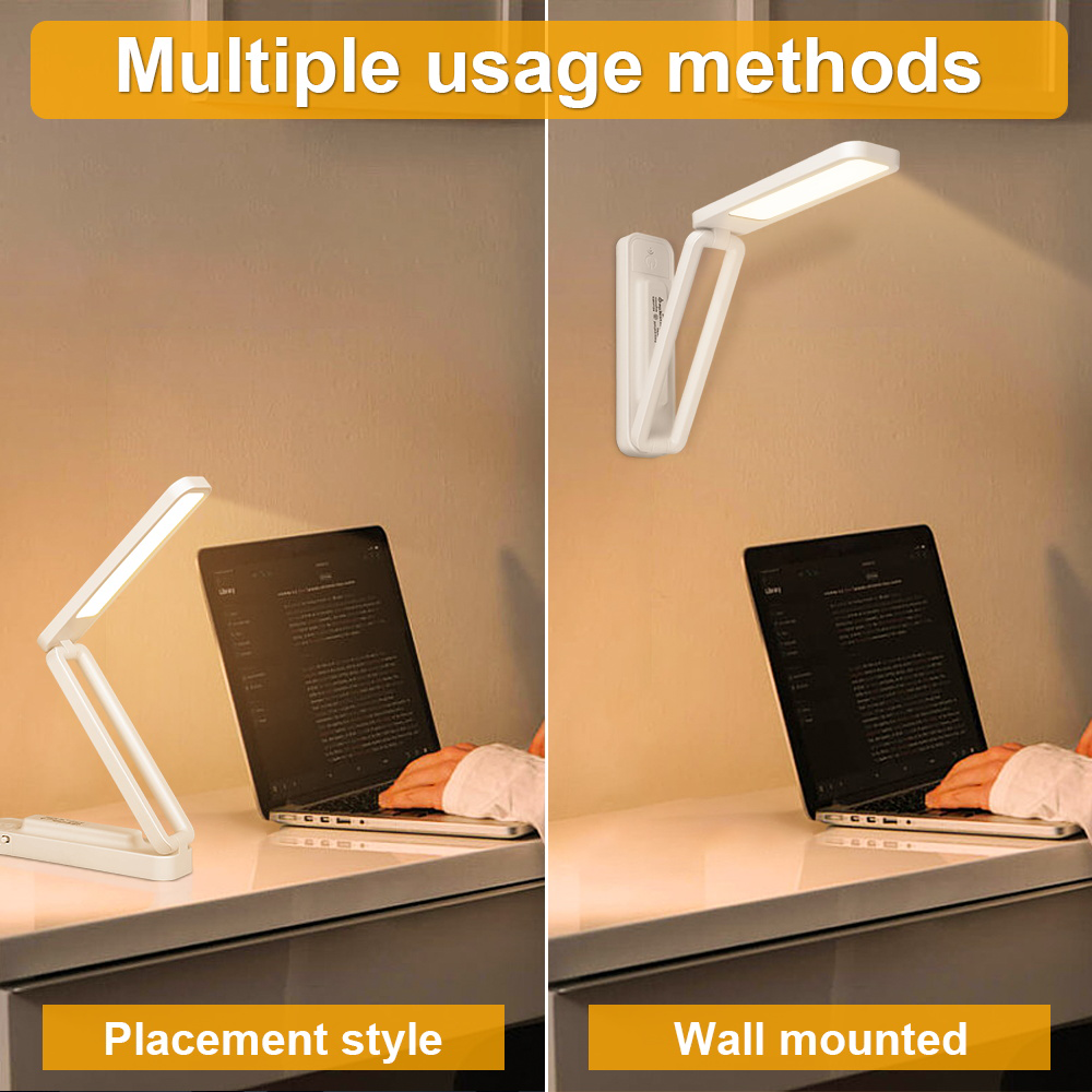 CANMEIJIA  Desk lamp folding model 002 white USB charging