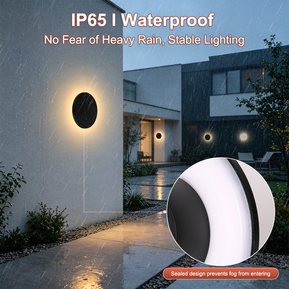 Wholesale CANMEIJIA IP65 Round Plastic Bulkhead Wall Lamp-CANMEILIGHTS