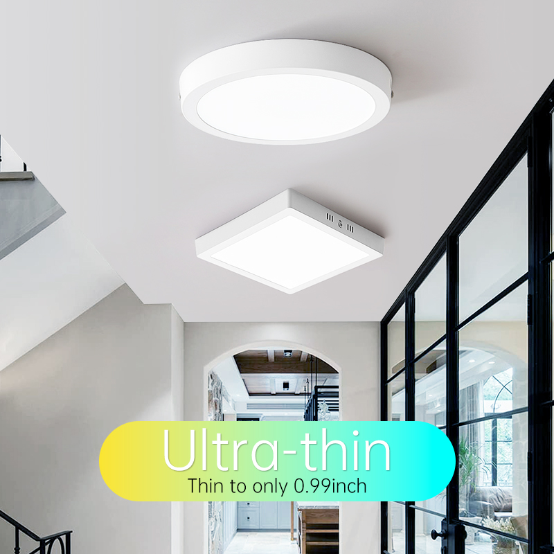 CANMEIJIA Surface-mounted LED panel light (plastic model)