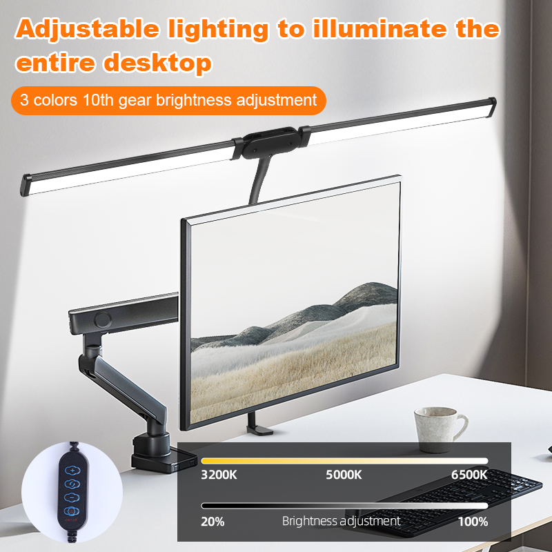 CANMEIJIA table lamp double-head folding USB interface three-color dimmer-CANMEILIGHTS