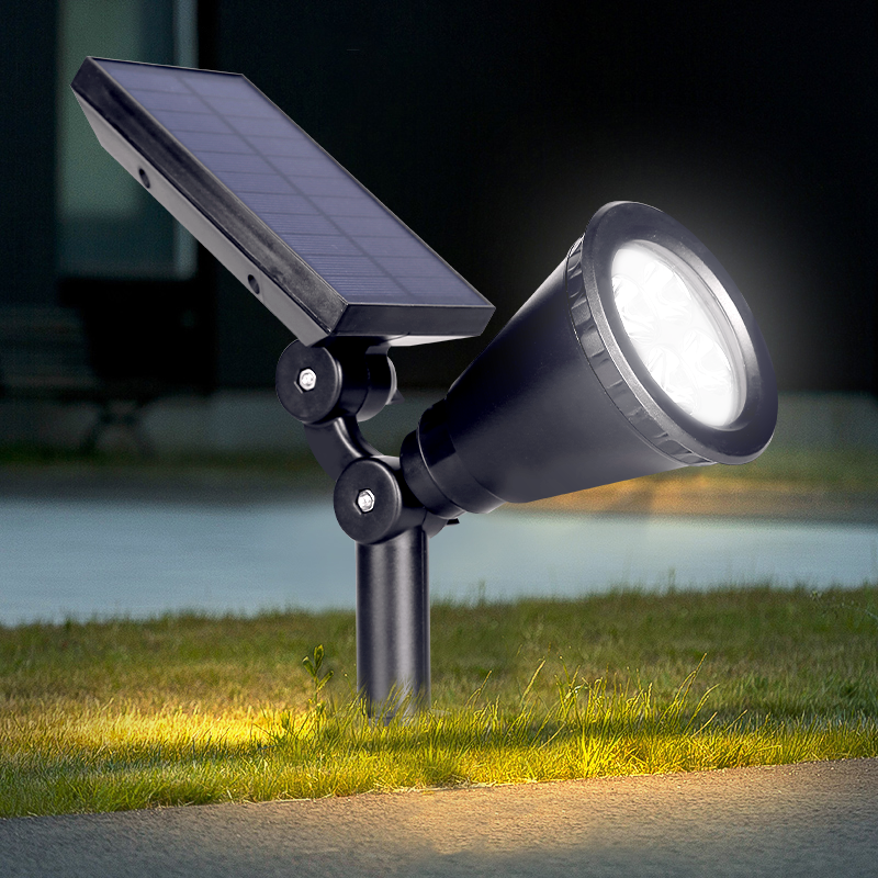 CANMEIJIA Solar Lawn Light 001 Floor Plug With Switch Black Single Head