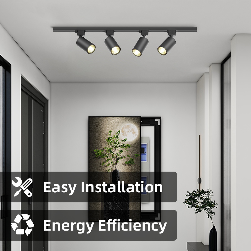 CANMEIJIA GU10 Track Light Model 002, GU10 lamp base,no light source