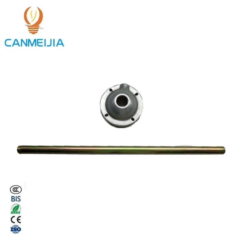 （CANMEIJIA）Fin high bay light accessories straight rod + disc  0.5m silver gray