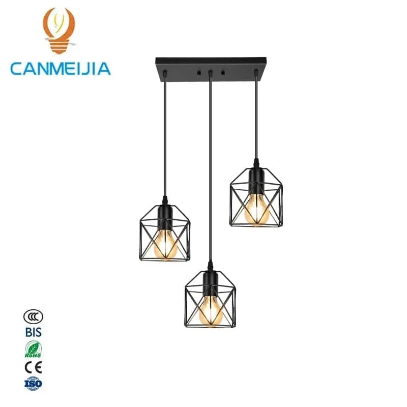 CANMEIJIA chandeliers iron style without a light source E26 light head-CANMEILIGHTS