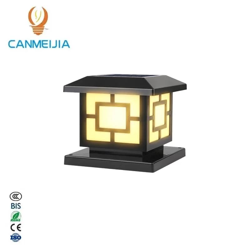 CANMEIJIA solar lights outdoor Four-color dimming 15cm/20cm