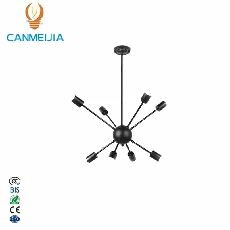 CANMEIJIA chandelier sea urchin style no light source E26 lamp head