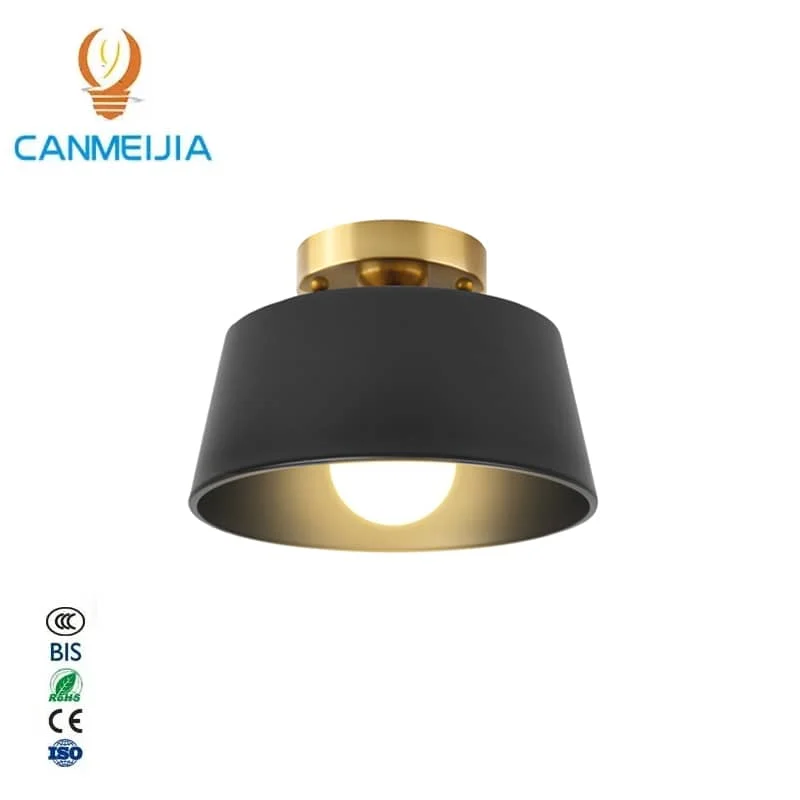 CANEMIJIA Ceiling lamp iron rice bowl