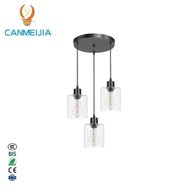 CANMEIJIA chandeliers 002 glass without light source E26 light head-CANMEILIGHTS