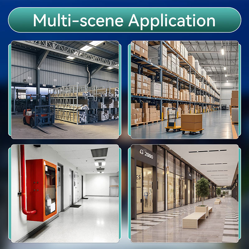 CANMEIJIA  Fire Emergency Light, Model 001, Wide Voltage Range, National Standard Two-Pin Flat Plug