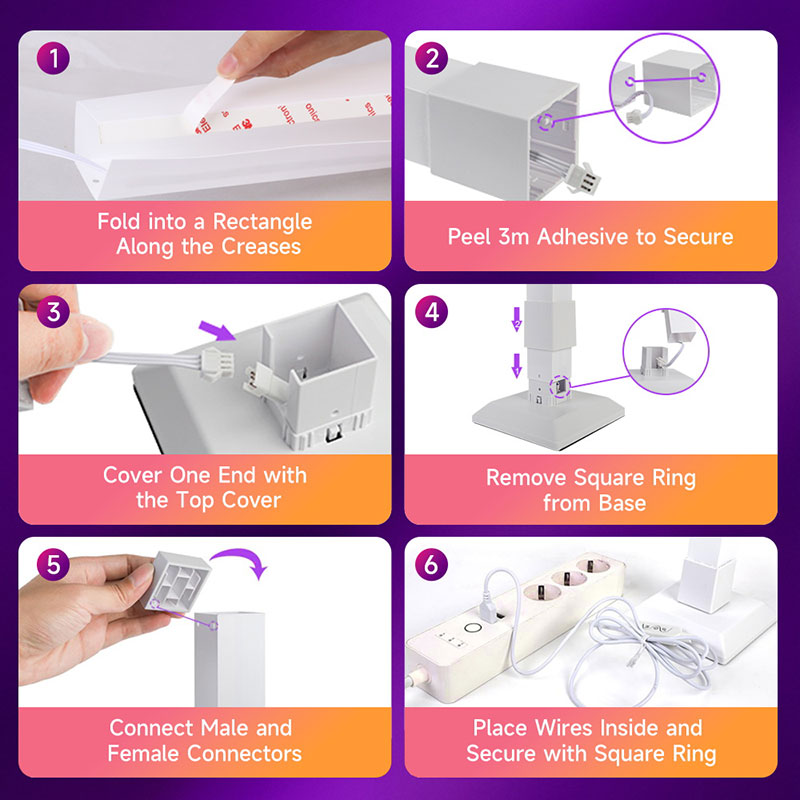 CANMEIJIA  Floor-standing ambient light, DIY kit, integrated design