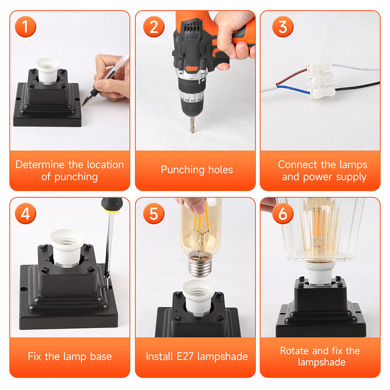 CANMEIJIA  Pillar lamp with power supply + solar power, model 001, three-color changing light