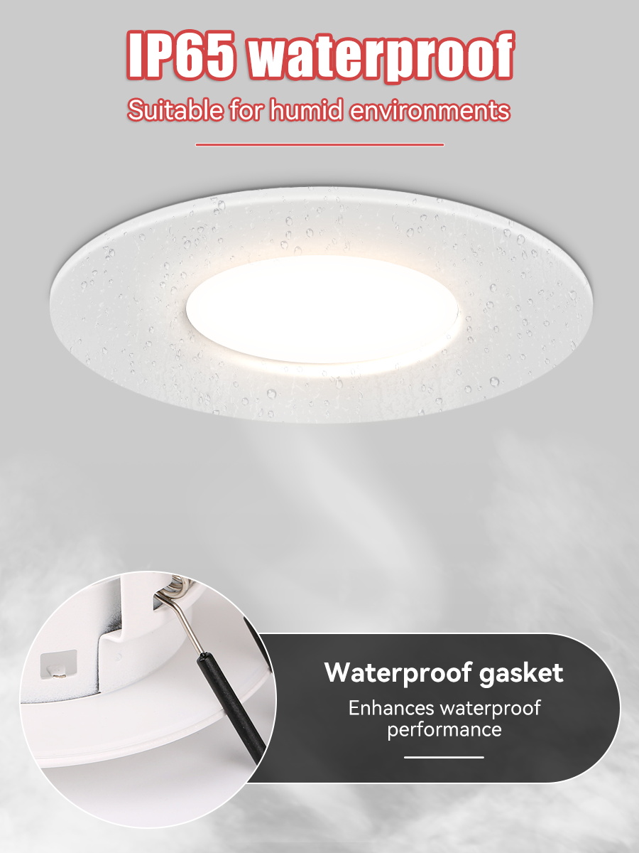 CANMEIJIA  Recessed downlight, GU10 base, metal casing, models 8816/8850/8851 