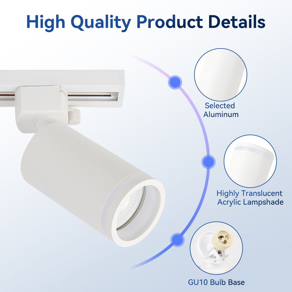 CANMEIJIA GU10 Track Light Model 001, No Light Source