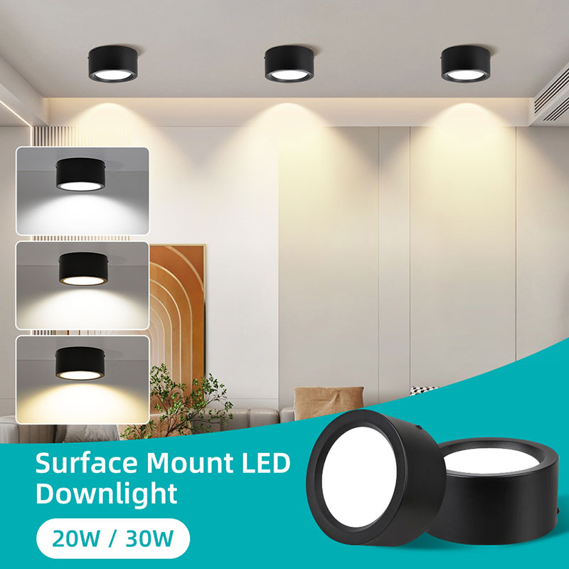 CANMEIJIA  Surface-mounted Downlight, Metal Casing, 65mm High