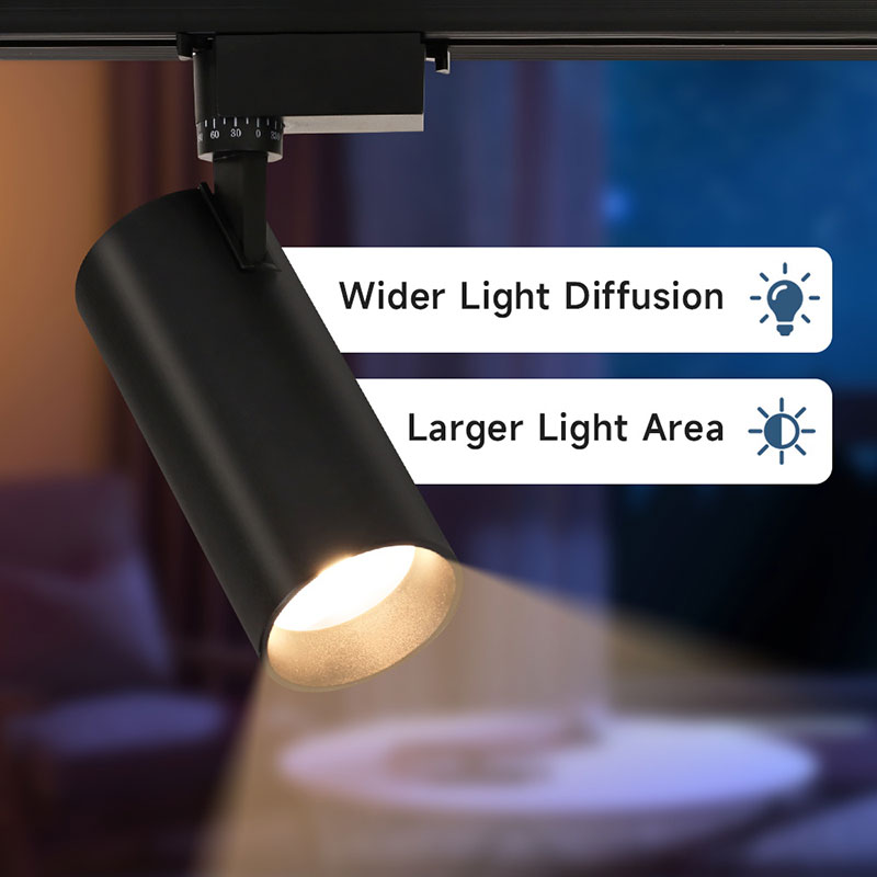 CANMEIJIA  Track lighting fixture, NVC brand, black