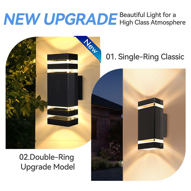 CANMEIJIA Wall lamp BDB-230 plastic model, brown and blue wire, E27 lamp base