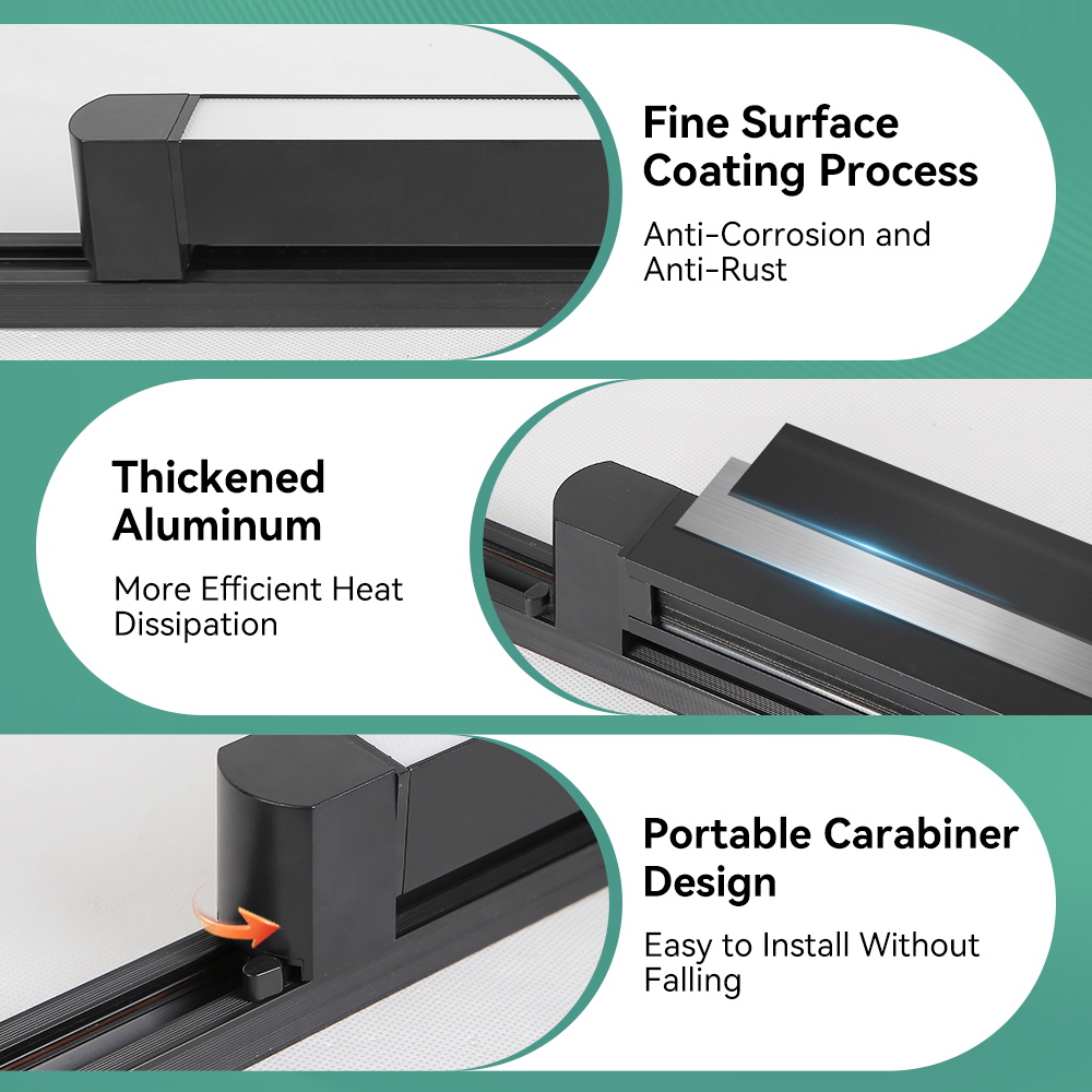 CANMEIJIA Surface-mounted magnetic light, long strip floodlight