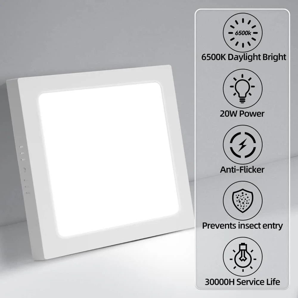 (CANMEIJIA)Surface-mounted downlight plastic white light wide pressure