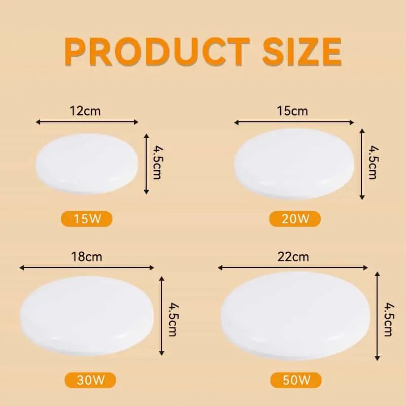 CANMEIJIA ceiling light flying saucer style 003 round