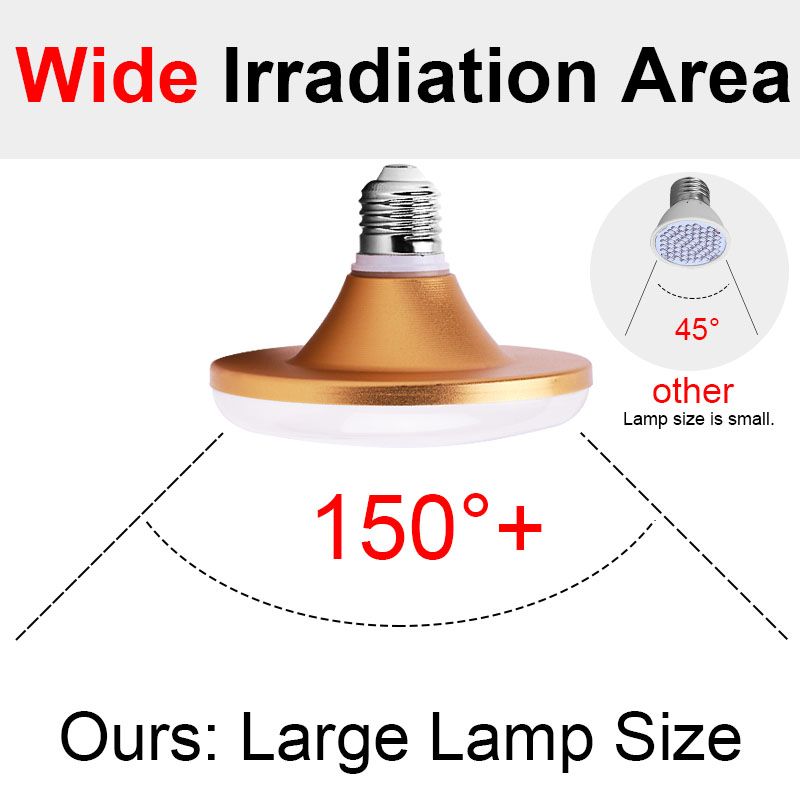 （CANMEIJIA) Plant fill light local tyrant gold flying saucer model 15W E27