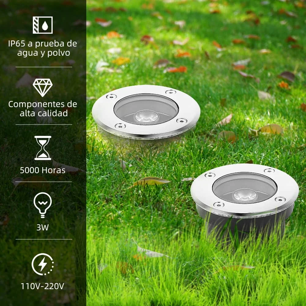 CANMEIJIA Buried lamps are installed in two