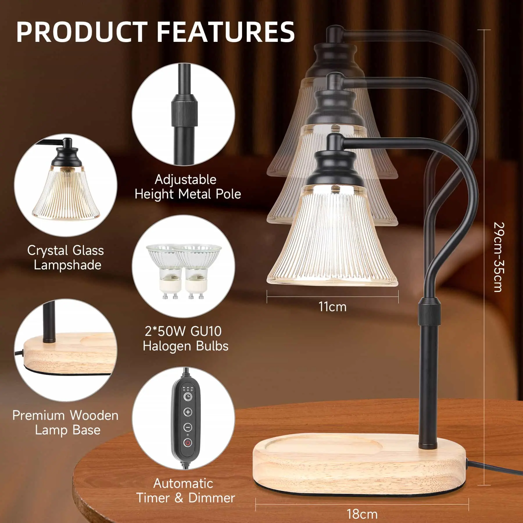 CANMEIJIA wax melt warmer 004 liftable