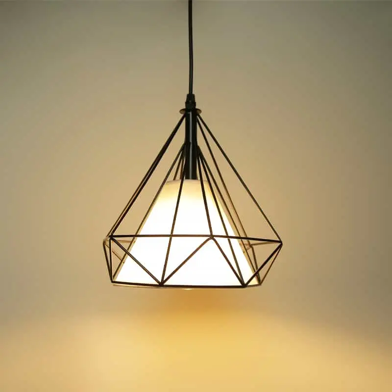 CANMEIJIA chandeliers iron style single head diamond E27/E26 lamp holder