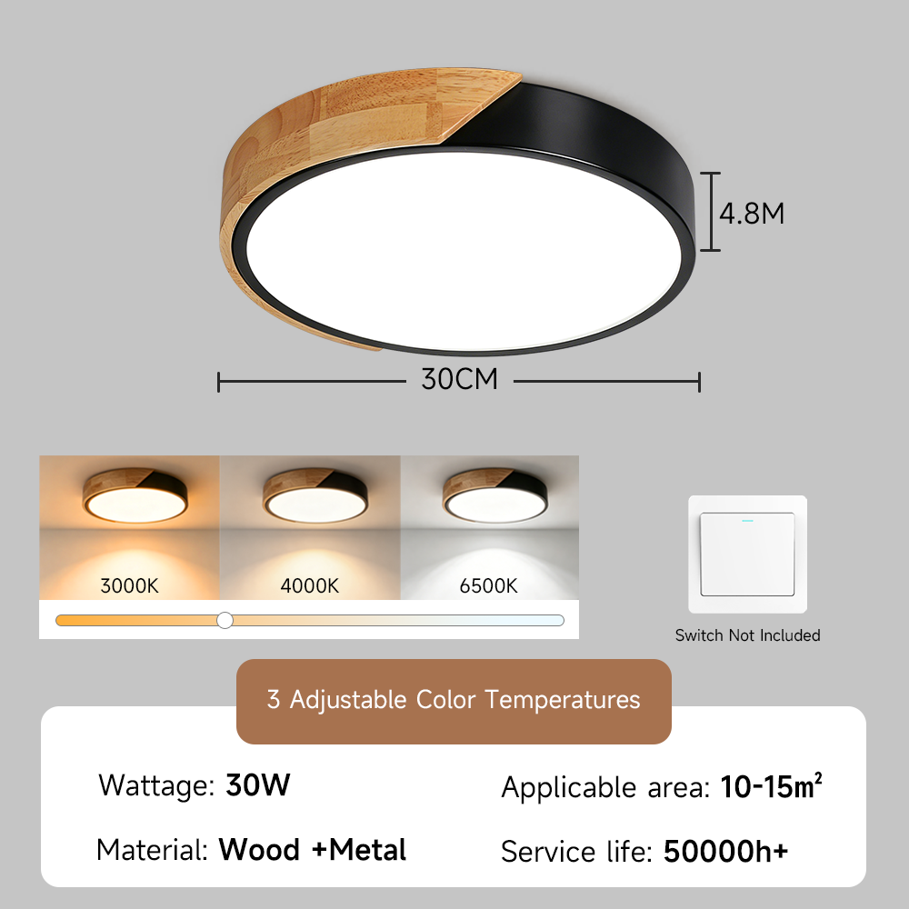 CANMEIJIA ceiling lamp three-proof model 001 2.4G stepless dimming
