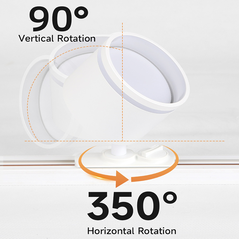 CANMEIJIA  Track Downlight GX53 No Light Source Round No Light Source