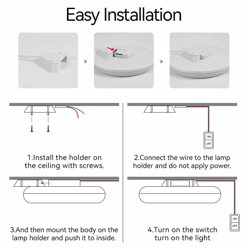 CANMEIJIA ceiling light flying saucer style 003 round
