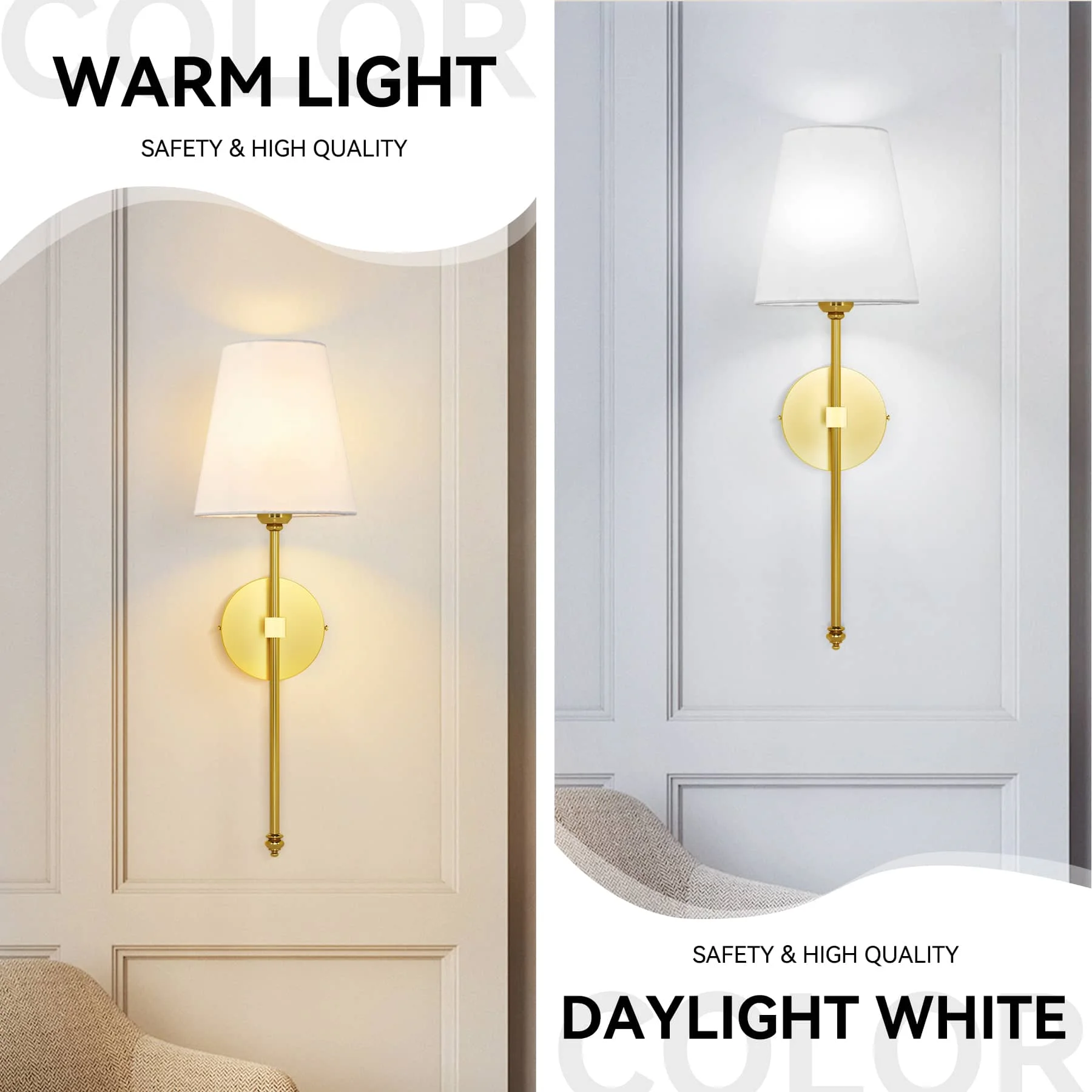 CANMAIJIA Retro Umbrella style 60w LED wall light E26 