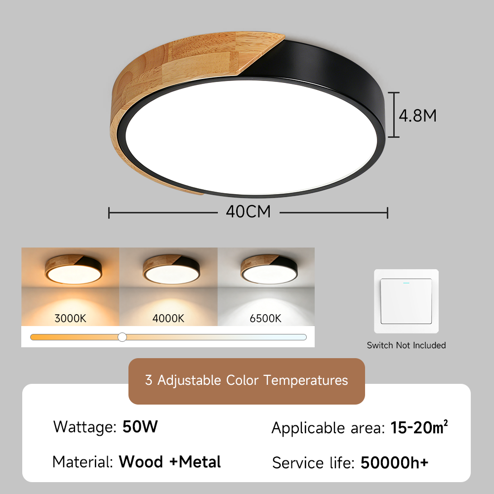 CANMEIJIA ceiling lamp three-proof model 001 2.4G stepless dimming